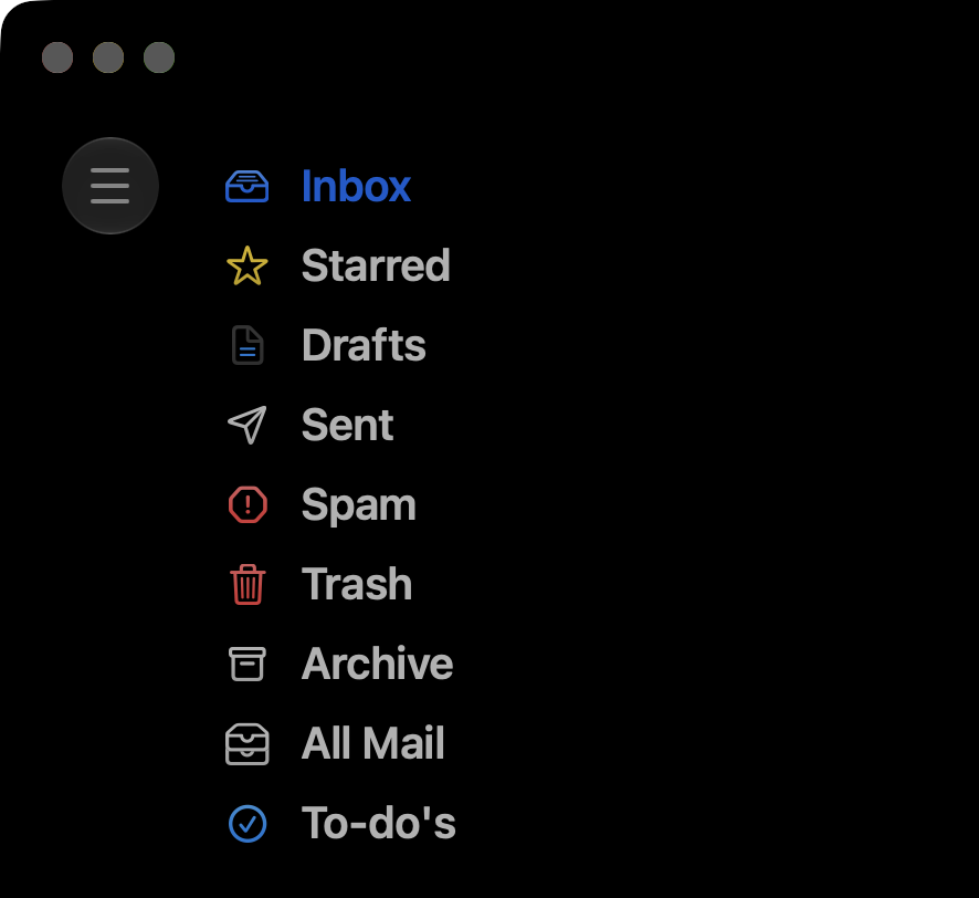 Mailbox list from Inbox to To-do’s